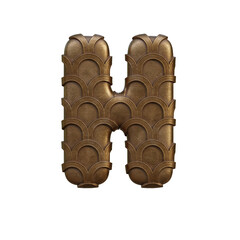 Vintage Deco Artdeco 3D Alphabet or PNG Letters