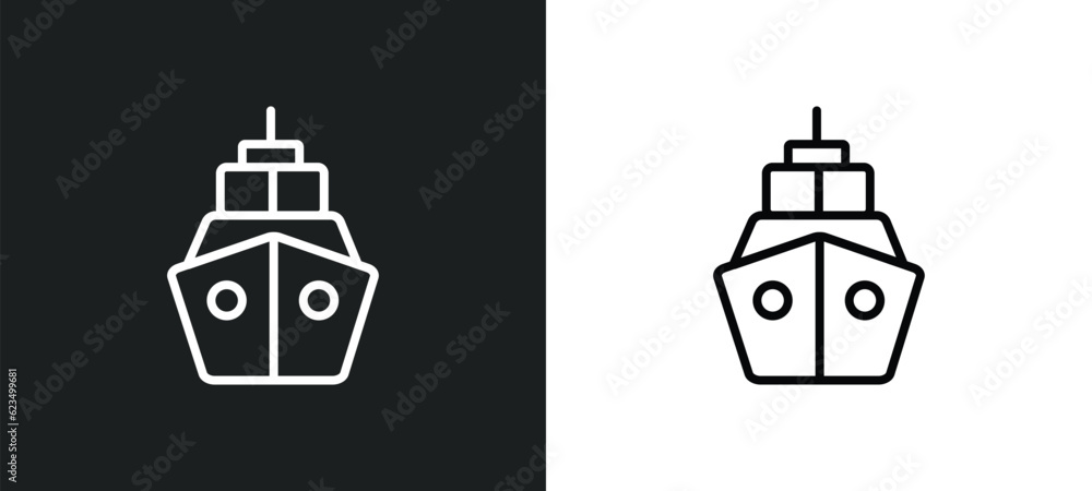 Poster boating icon isolated in white and black colors. boating outline vector icon from transport collecti