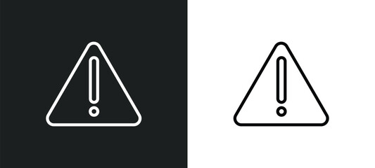 danger icon isolated in white and black colors. danger outline vector icon from traffic signs collection for web, mobile apps and ui.