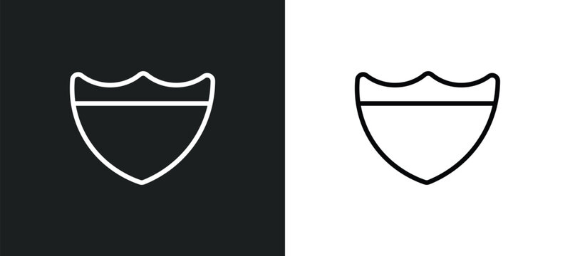 highway icon isolated in white and black colors. highway outline vector icon from traffic signs collection for web, mobile apps and ui.