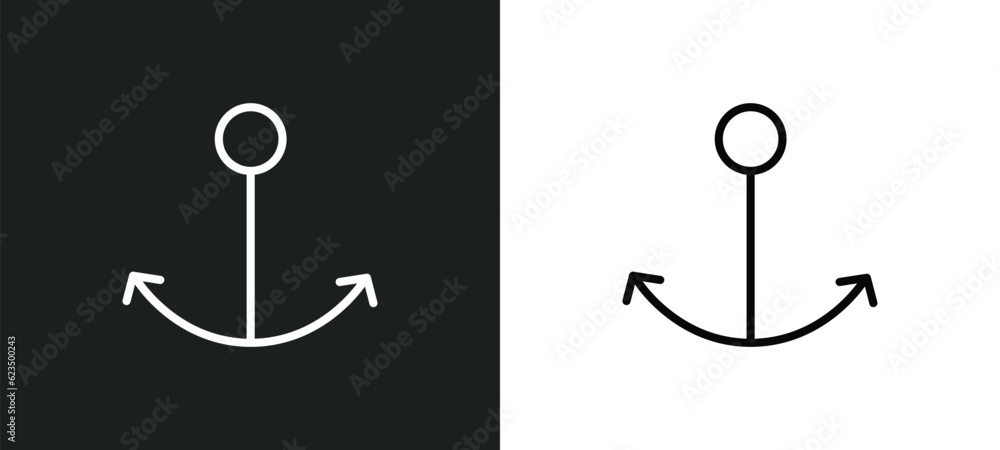Poster port icon isolated in white and black colors. port outline vector icon from traffic signs collection
