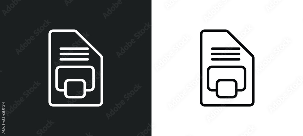 Poster big floppy disk icon isolated in white and black colors. big floppy disk outline vector icon from te