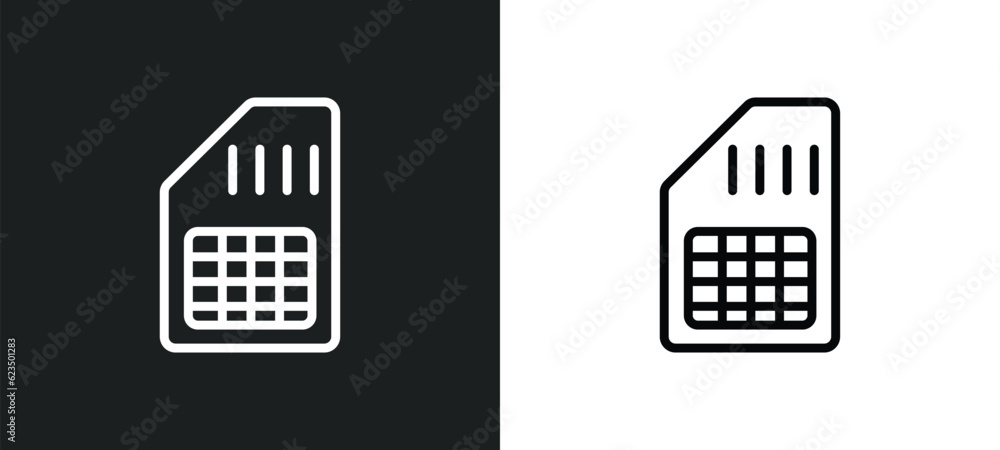 Poster big icon isolated in white and black colors. big outline vector icon from technology collection for 