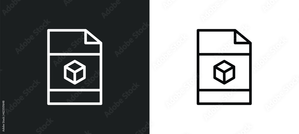 Aufkleber cad icon isolated in white and black colors. cad outline vector icon from technology collection for 