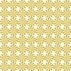 Fototapeta premium Seamless patern. Candy swirl rays on gold. Gray spiral. Vector illustration