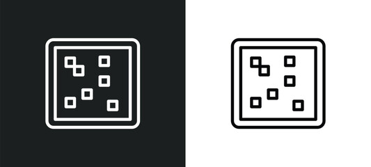 raster images icon isolated in white and black colors. raster images outline vector icon from technology collection for web, mobile apps and ui.