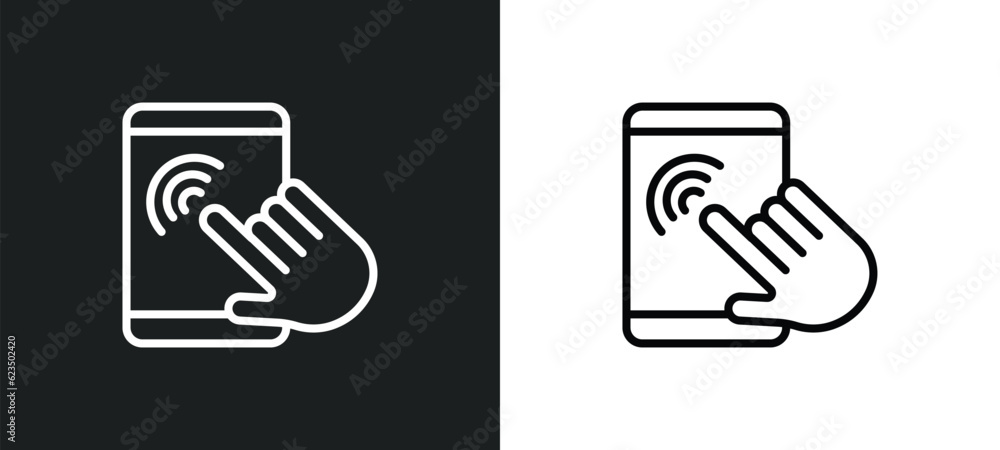 Poster user experience icon isolated in white and black colors. user experience outline vector icon from st
