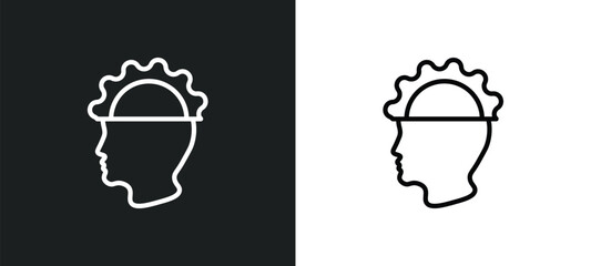 experience icon isolated in white and black colors. experience outline vector icon from startup stategy and collection for web, mobile apps and ui.