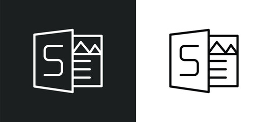 sway icon isolated in white and black colors. sway outline vector icon from startup stategy and collection for web, mobile apps and ui.