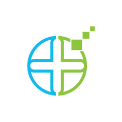 Fototapeta premium Medical care logo.vector illustration design template.