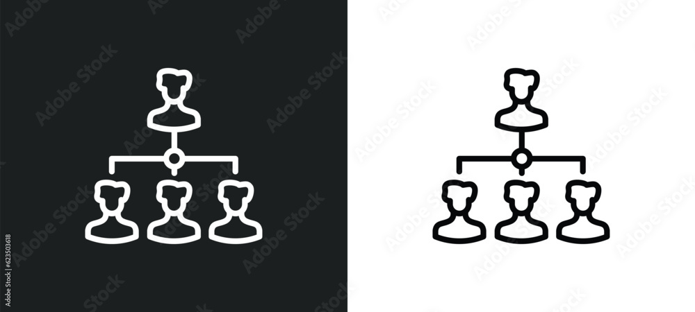 Poster path icon isolated in white and black colors. path outline vector icon from social media marketing c