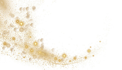 Gold Glitter shiny swirl - 623503801