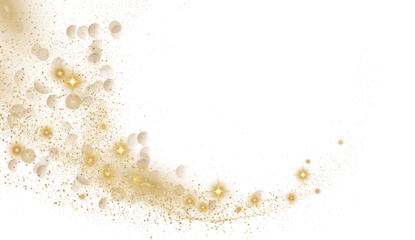 Gold Glitter shiny swirl