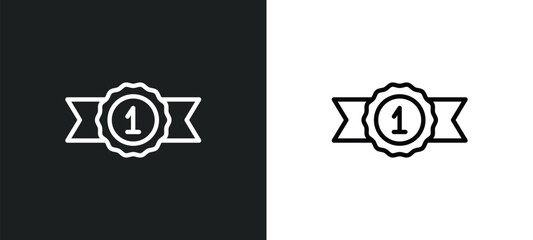 class reward icon isolated in white and black colors. class reward outline vector icon from signs collection for web, mobile apps and ui.