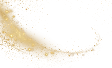 Fotobehang Gold Glitter shiny swirl © Maryna Stryzhak