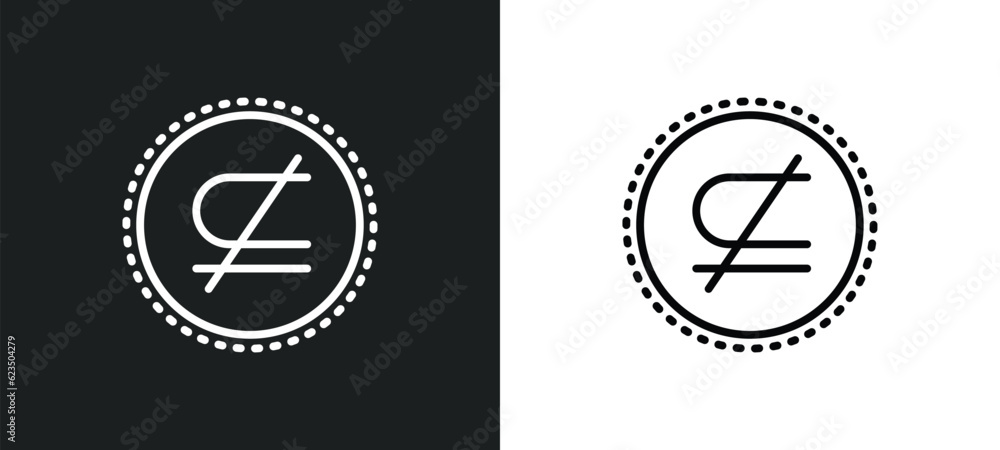 Poster is not a sub icon isolated in white and black colors. is not a sub outline vector icon from signs co