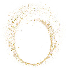 Gold Glitter shiny swirl - 623504460