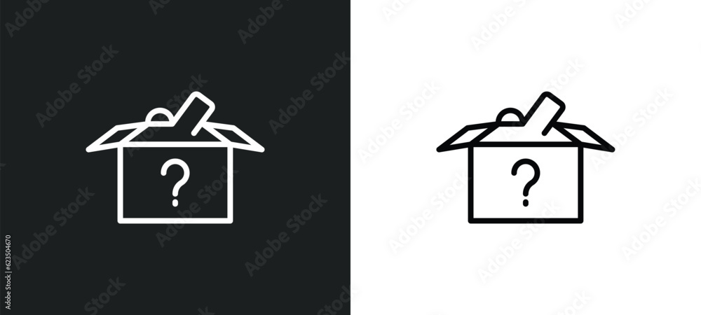 Poster lost items icon isolated in white and black colors. lost items outline vector icon from signs collec