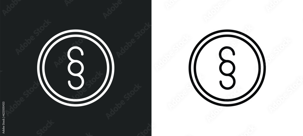 Poster paragraph icon isolated in white and black colors. paragraph outline vector icon from shapes collect