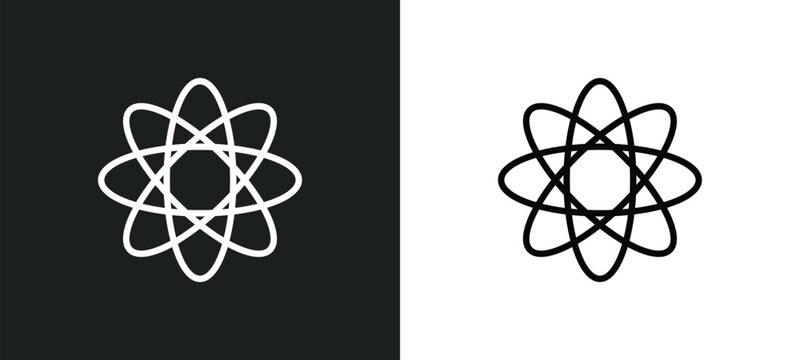 agticism icon isolated in white and black colors. agticism outline vector icon from religion collection for web, mobile apps and ui.