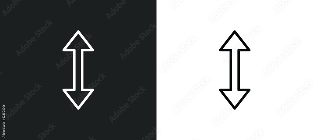 Poster vertical icon isolated in white and black colors. vertical outline vector icon from people collectio