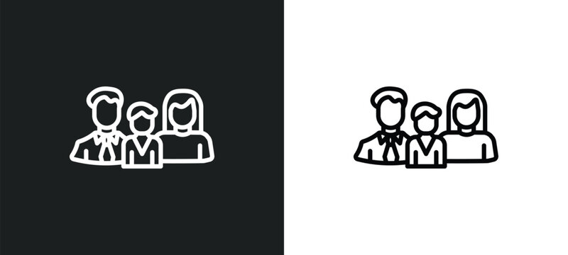 family board games icon isolated in white and black colors. family board games outline vector icon from people collection for web, mobile apps and ui.