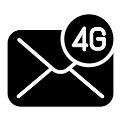 4g glyph icon