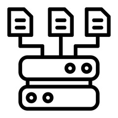 Data Mining Icon Illustration