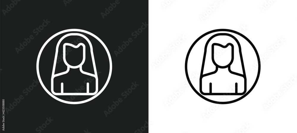 Wall mural male user icon isolated in white and black colors. male user outline vector icon from people collection for web, mobile apps and ui.