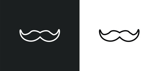 hairy icon isolated in white and black colors. hairy outline vector icon from people collection for web, mobile apps and ui.