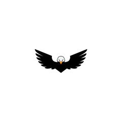 eagle vector illustration for an icon,symbol or logo. eagle template logo 