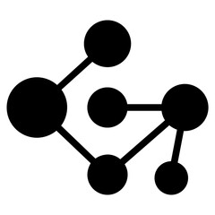 Neural Network Icon Illustration