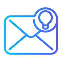bulb gradient icon