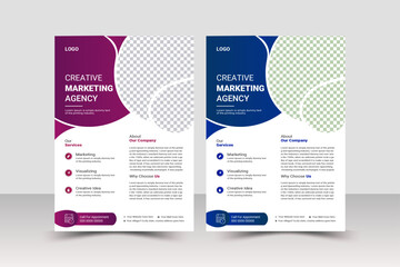  It’s a modern, professional, creative and eye-catchy Corporate Business Flyer Template. It’s suitable for any project purpose of your businesses. You can easily customize them.