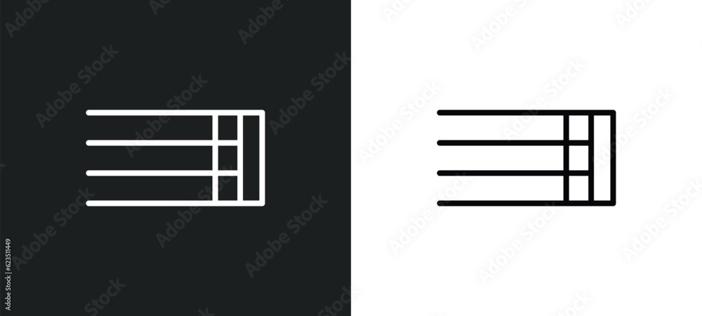 Poster bold double bar line icon isolated in white and black colors. bold double bar line outline vector ic