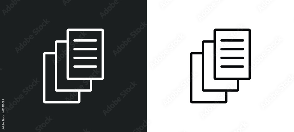 Poster records icon isolated in white and black colors. records outline vector icon from health and medical
