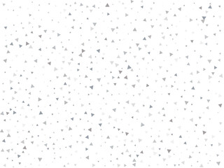 Birthday Silver Triangular Confetti