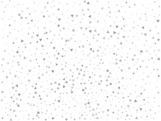 Birthday Silver Triangular Confetti
