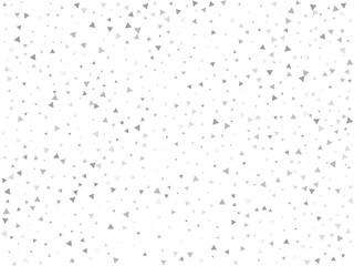 Birthday Silver Triangular Confetti