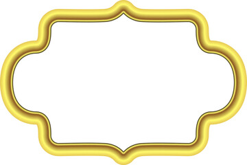 Rectangle Frame Gold picture frame luxury golden frame gold border Golden vector vintage frames retro badges branches framework banner decoration decorative frame element ribbon isolated background 