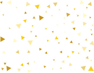 Golden Triangular Confetti