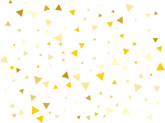 Golden Triangular Confetti