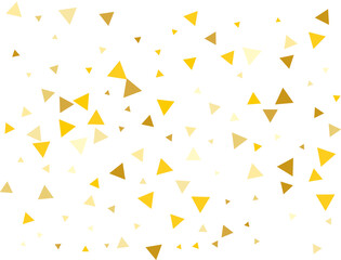 Golden Triangular Confetti
