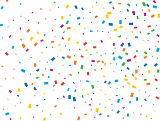 Luxury Rainbow Rectangular Confetti