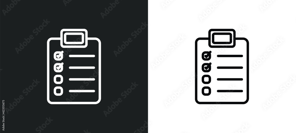 Poster to do list icon isolated in white and black colors. to do list outline vector icon from gym and fitn