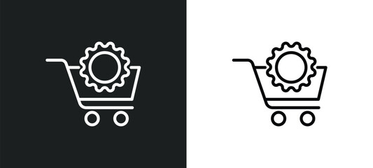 procurement icon isolated in white and black colors. procurement outline vector icon from general collection for web, mobile apps and ui.