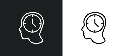 patience icon isolated in white and black colors. patience outline vector icon from general collection for web, mobile apps and ui.