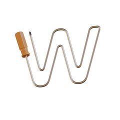 Obraz premium Screwdriver 3D Alphabet or PNG Letters