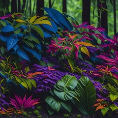 flowers in the jungle