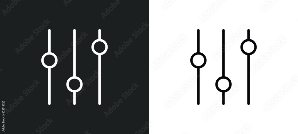 Poster controls icon isolated in white and black colors. controls outline vector icon from arcade collectio